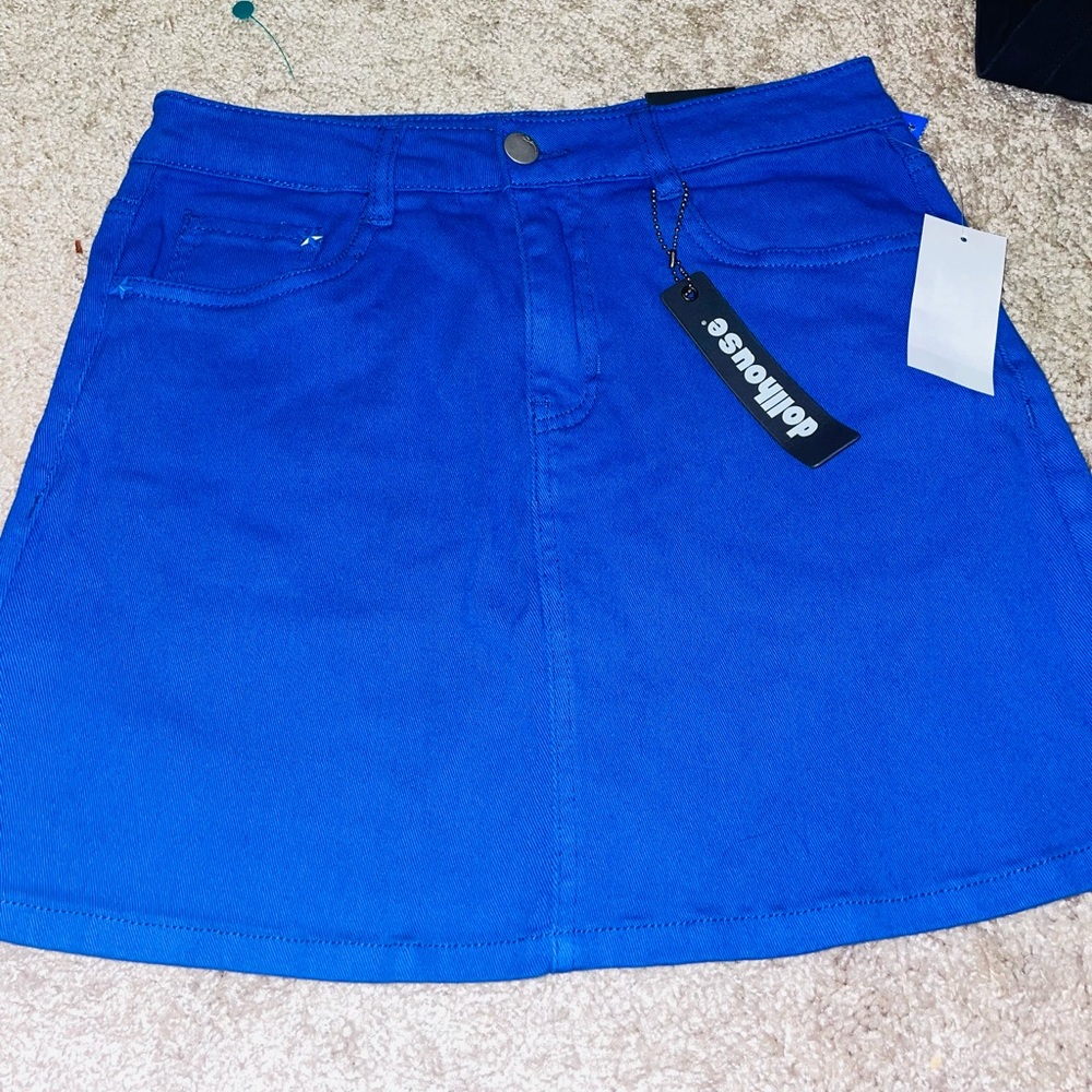 Blue skirt from dollhouse